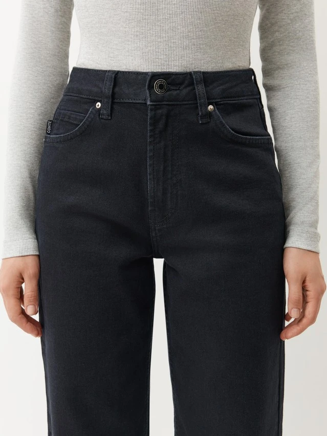 Джинсы жен. C CON-948, р.164-90, washed black - 7