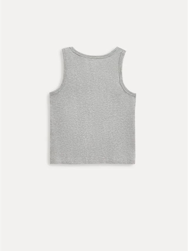 Майка мал. C BASIC COLLECTION BM 5107 (пакет),р.116,122-60, grey melange - 2