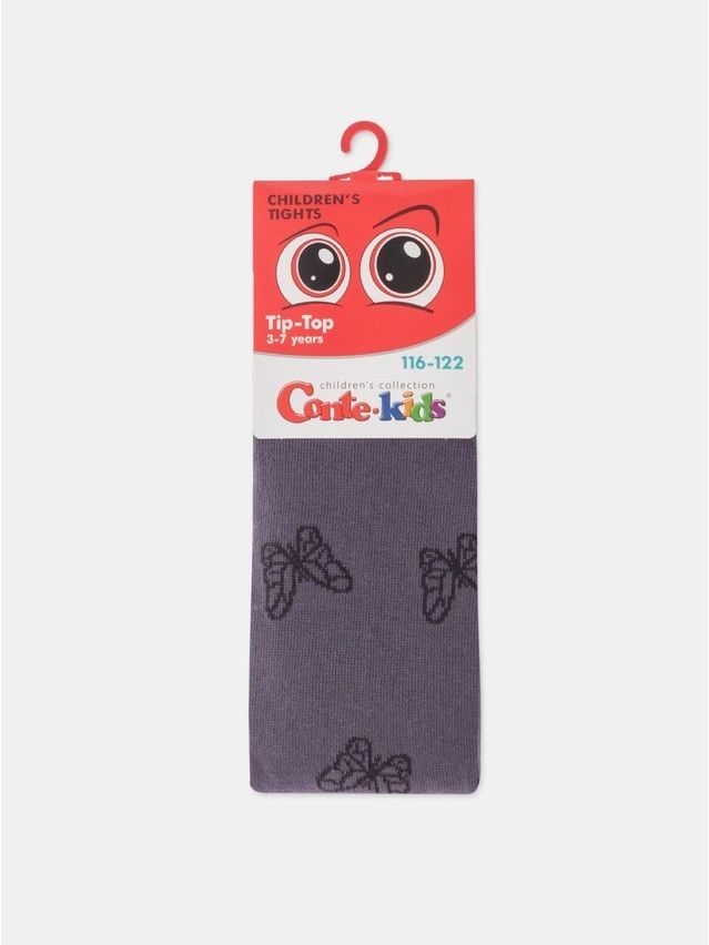 Колготки детские CK TIP-TOP, р.116-122 (18),678 серо-фиолетовый - 4