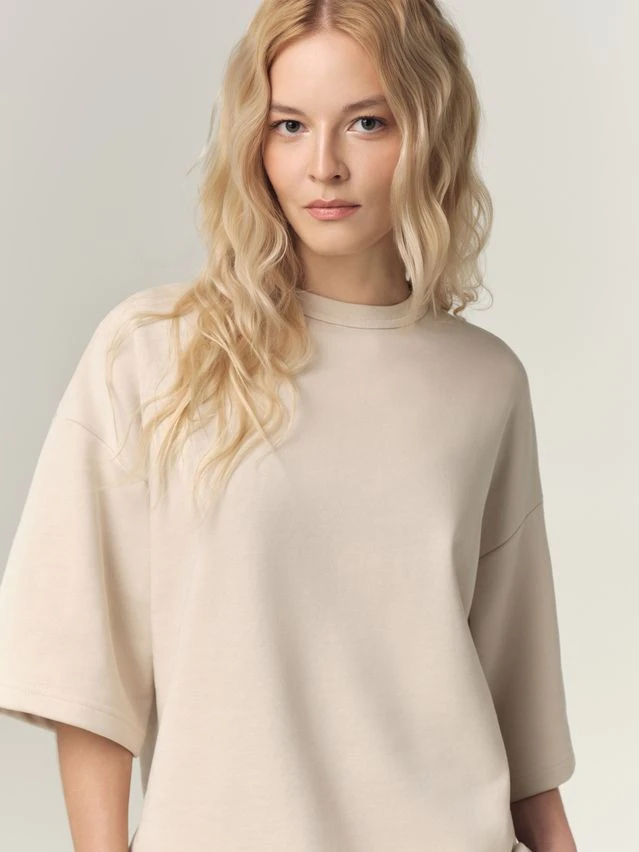 Джемпер жен. C LD 3387, р.170-84, matte beige - 3