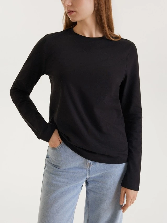 Джемпер жен. CE BASIC COLLECTION LD 5026 (пакет),р.170-84, black - 3