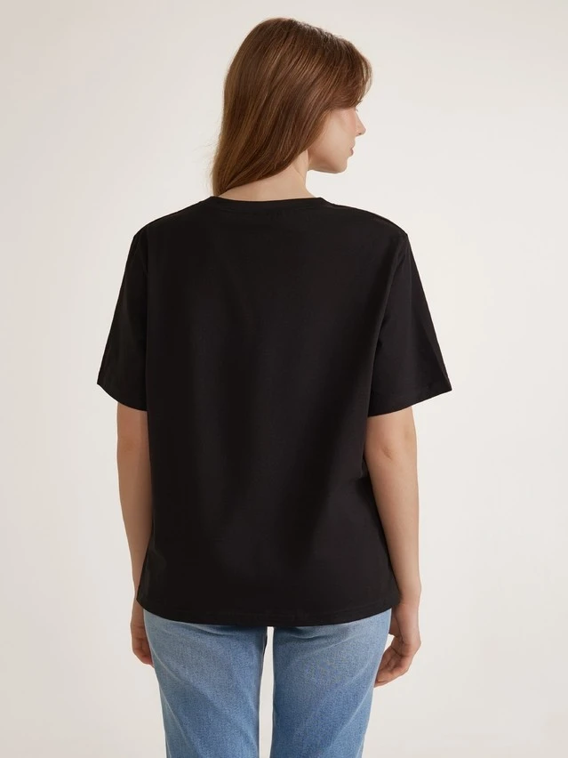 Джемпер жен. CE BASIC COLLECTION LD 5025, р.170-100, black - 2