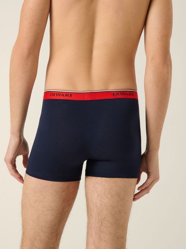 Трусы мужские DW PREMIUM MSH 1568 (бандероль),р.78,82, dark navy-red strip - 4