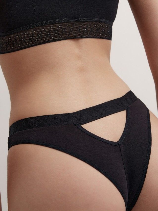 Трусы женские CE FLEXIBLE LBR 2238, р.90, black-black - 3