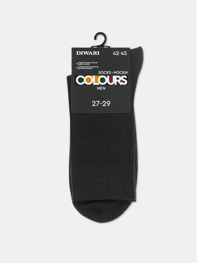 Носки мужские DW HAPPY 15С-23СП, р.25, 000 графит - 2