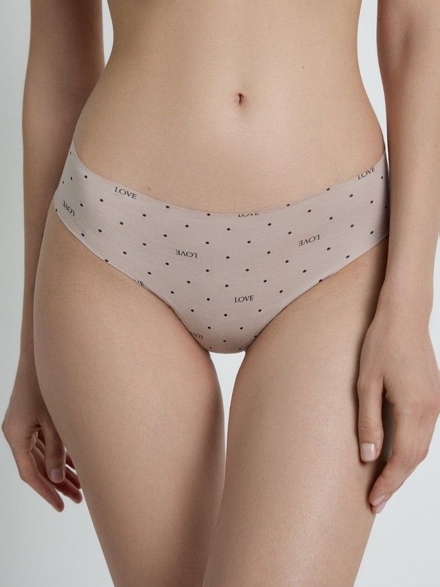Трусы женские CE INVISIBLE LBR 975 (пакет),р.90, cappuccino-black - 2