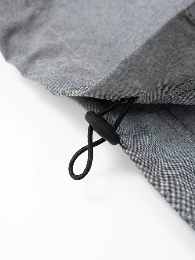 Рубашка жен. C LRU 3615, р.170-84-90, grey - 4