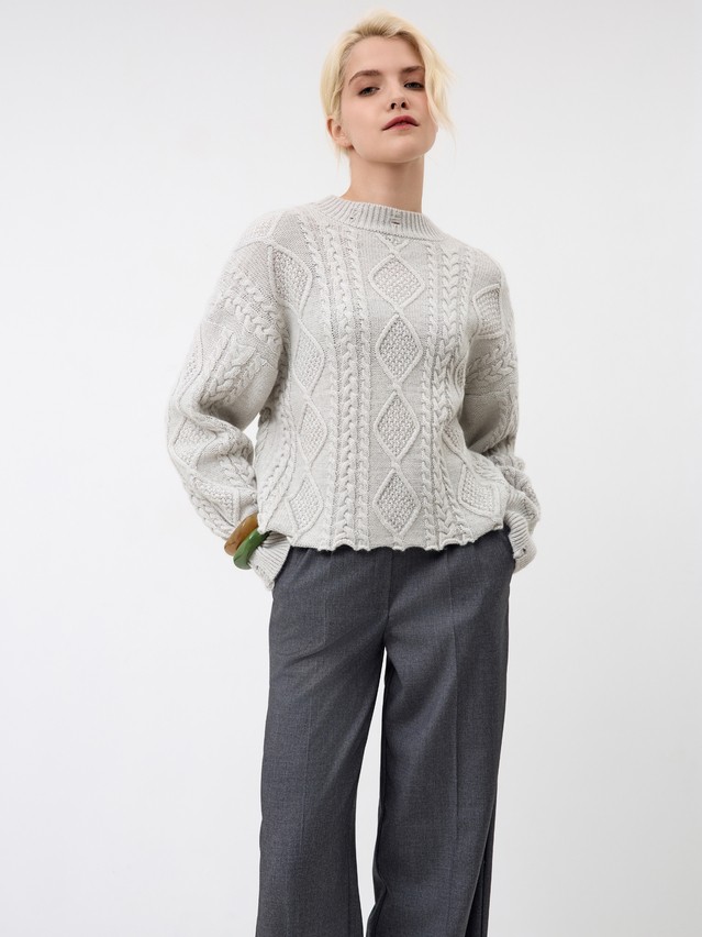 Джемпер женский CE LDK24129 24С-129СП, р.170-84, gray melange - 4