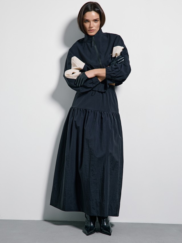 Жакет женский C LJ 3513, р.170-84-90, black-beige - 6