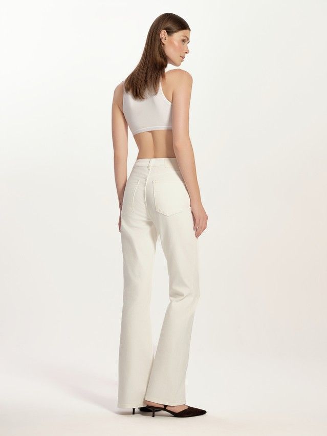 Брюки джинсовые женские CE CON-803, р.170-102, off white - 2
