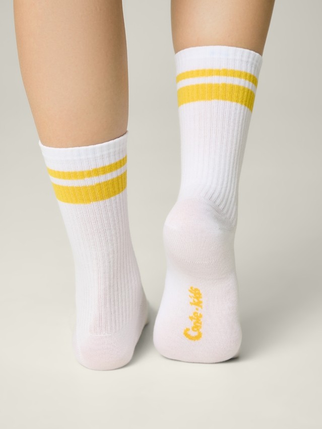 Носки детские CK ACTIVE 20С-167СП, р.16, 1020 белый-желтый - 2
