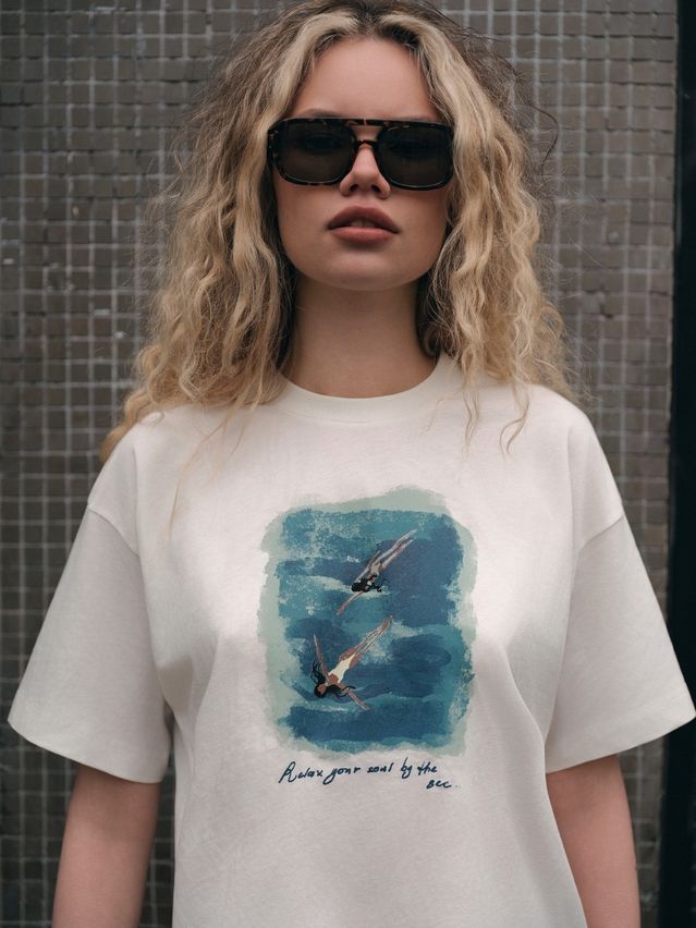 Джемпер женский CE LD 3032, р.170-92, milk-sea - 2