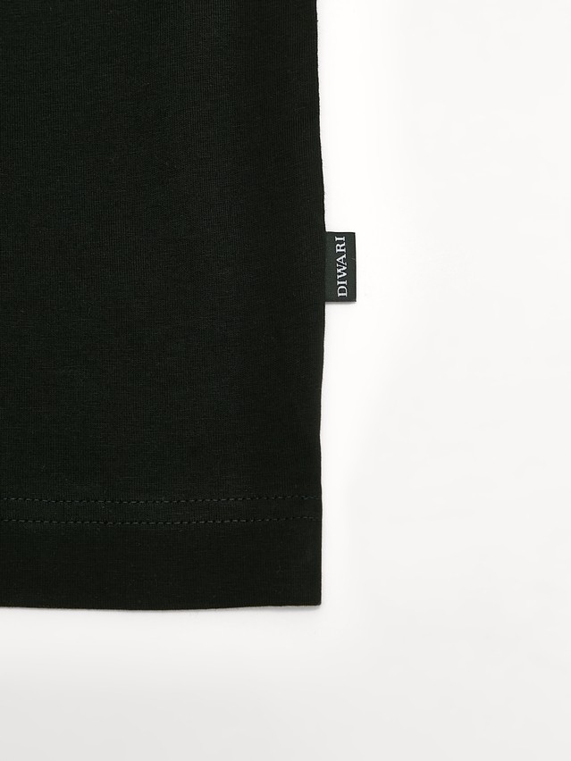 Джемпер мужской DW BASIC MEN MD 4028 (пакет),р.176,182-92, black - 3