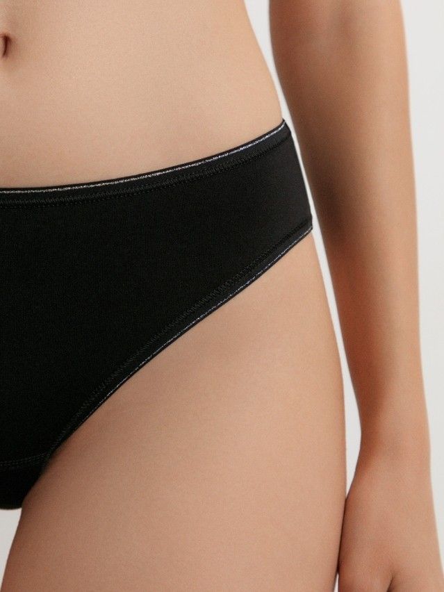 Трусы женские CE BASIC COLLECTION LB 5003 (пакет),р.90, black lurex - 2