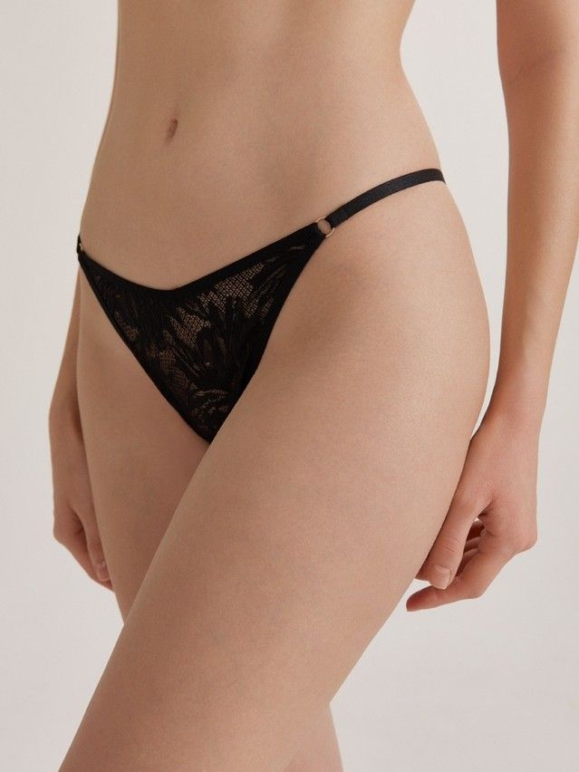 Трусы женские CE MYSTERY GARDEN LTA 3118, р.90, black - 3