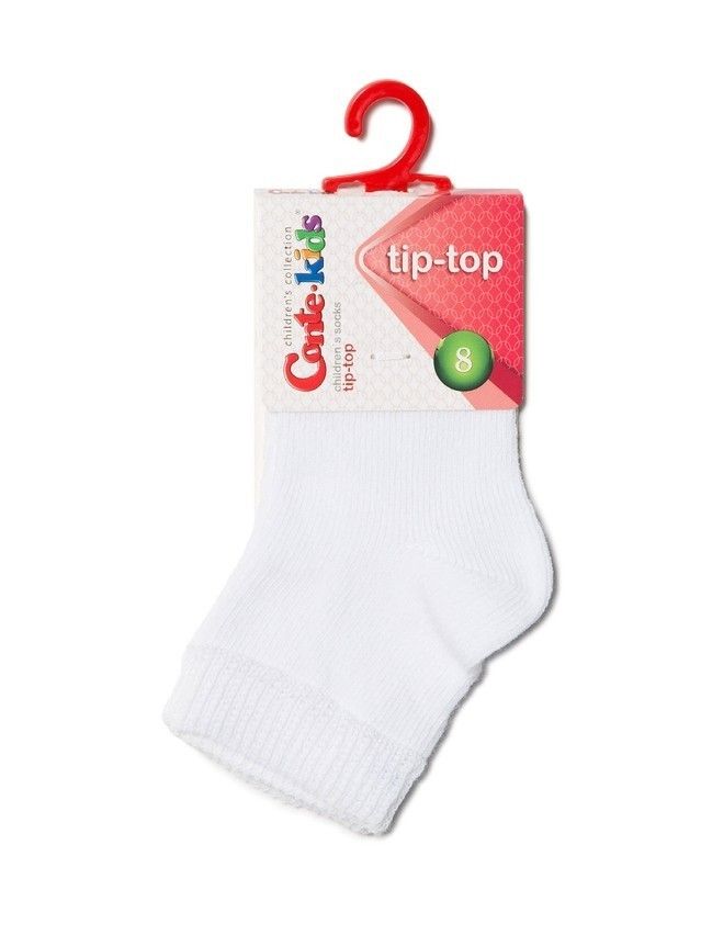 Носки хлопковые детские TIP-TOP, р.10, 000 белый - 13