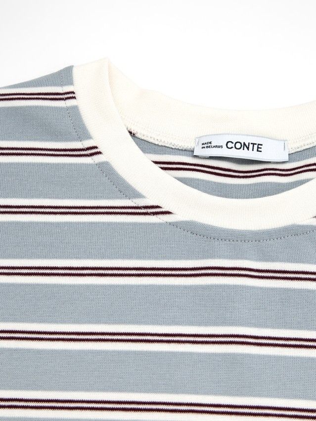 Джемпер жен. C LD 3592, р.170-84, grey-wine-ecru - 8