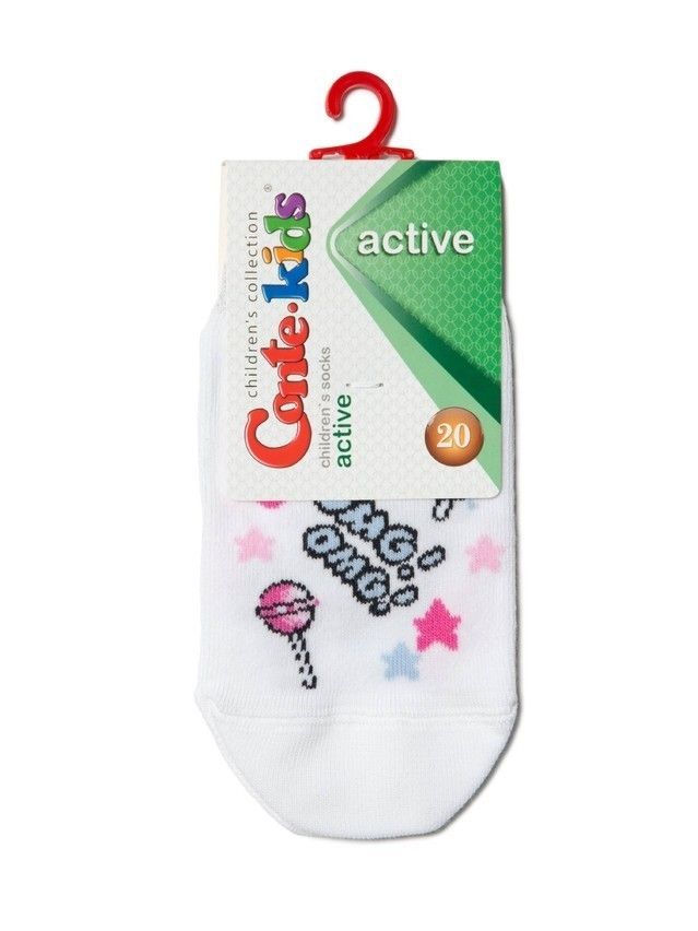 Носки детские ACTIVE (ультракороткие) 17С-87СП, p. 24, белый, рис. 333 - 2