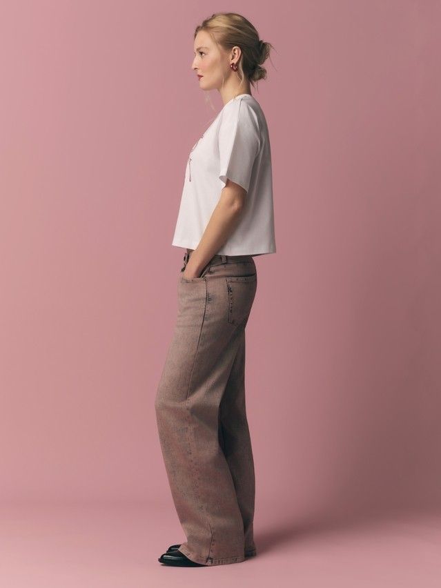 Джемпер женский CE LD 3032, р.170-92, white-play - 3