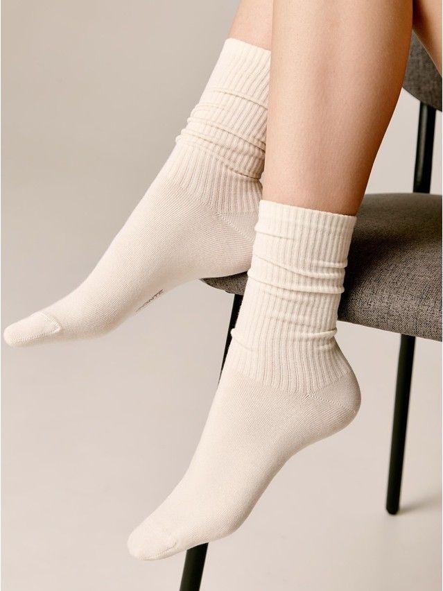 Носки женские хлопковые CE ACTIVE 20С-20СП, р.23-25, 000 молочный - 1