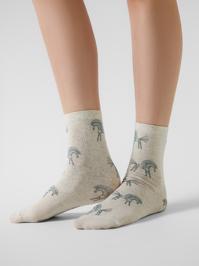 Носки женские CE FANTASY 20С-107/1СП, р.23-25, 1100 бежевый - 1