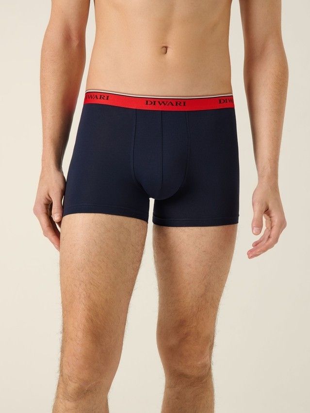 Трусы мужские DW PREMIUM MSH 1568 (бандероль),р.78,82, dark navy-red strip - 5