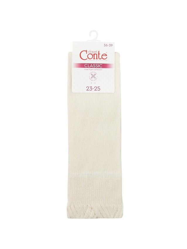 Гольфы женские хлопковые CE CLASSIC 25С-42СП, р.23-25, 012 молочный - 3
