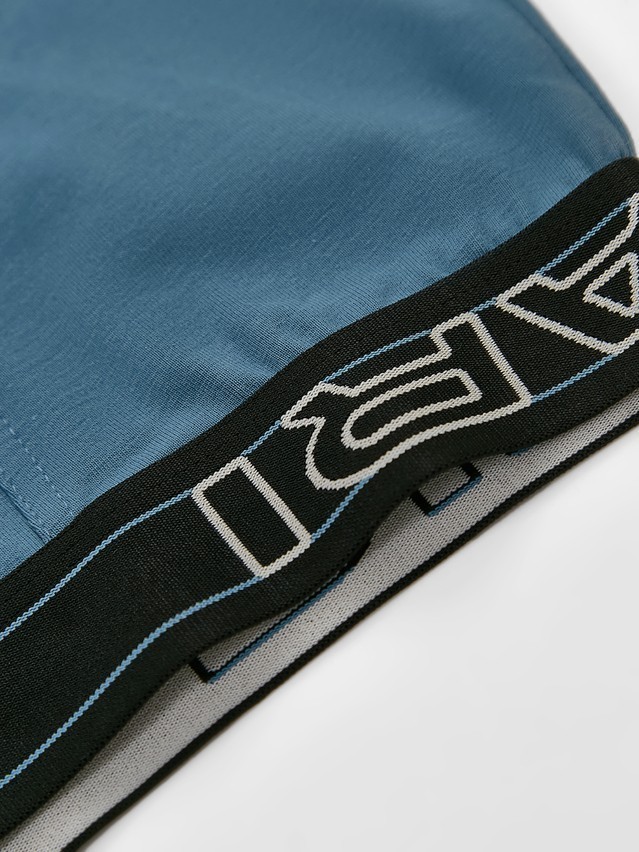 Трусы мужские DW PREMIUM MSH 3600 (бандероль),р.78,82, blue-black/blue - 3