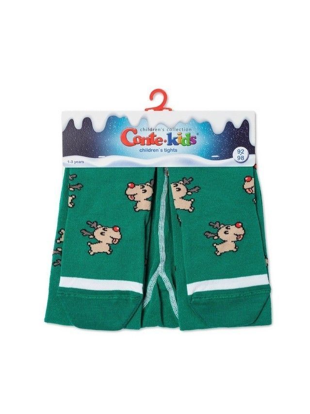Колготки детские CK NEW YEAR 21С-31СП, р.92-98 (14),589 зеленый - 6