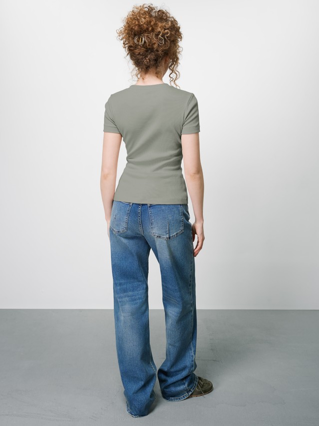 Футболка жен. CE BASIC COLLECTION LFB 5023 (пакет),р.170-84, khaki - 2