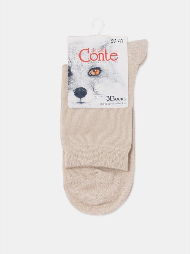 Носки женские хлопковые CE 3DSOCKS 24С-2СП, р.23-25, 000 бежевый - 14