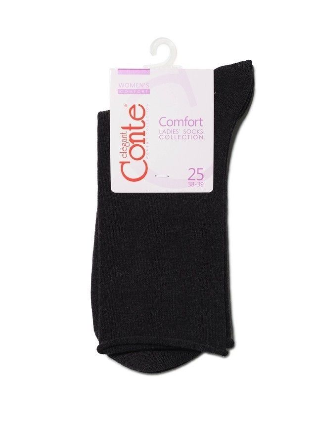 Носки женские хлопковые CE COMFORT (без резинки) 19С-101СП, р.23-25, 000 черный - 3