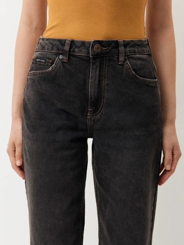 Джинсы жен. C CON-951, р.164-90, washed black - 7