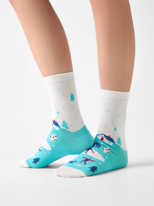 Набор ЧНИ носки женские CE NEW YEAR(коробочка) 21С-76СП(4 пары),24С-73СП(2 пары),р.23-25, 823 ассорти - 5