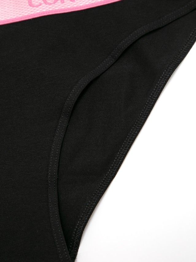 Трусы жен. CE PRINT DOTS LB 2545, р.90, black-pink - 3