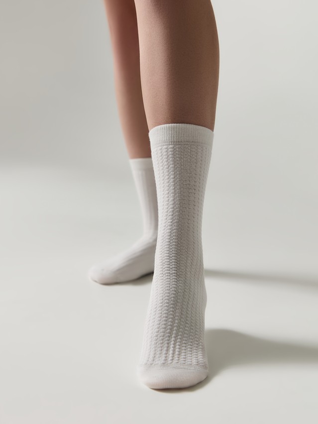 Носки жен. хлопковые CE CLASSIC 25С-202СП, р.23-25, 1131 молочный - 1
