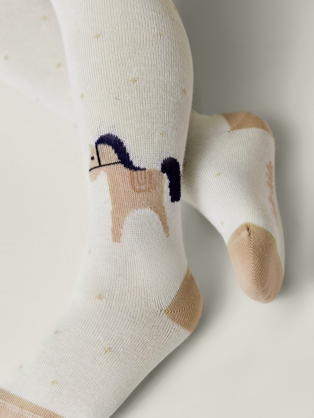 Колготки детские CK TIP-TOP, р.104-110 (16),714 молочный - 4