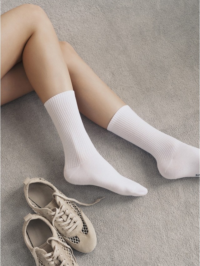 Носки женские хлопковые CE ACTIVE 20С-20СП, р.23-25, 000 белый - 1