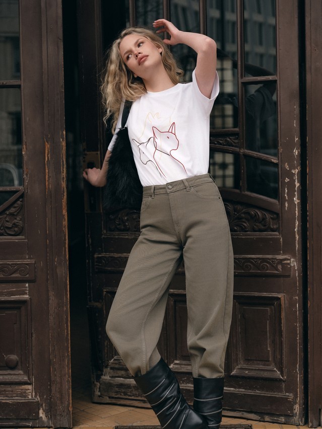 Джемпер женский CE LD 3036, р.170-92, white-cats - 1