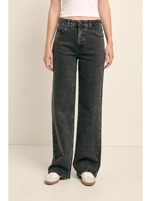 Джинсы жен. C CON-972, р.164-90, washed black - 9