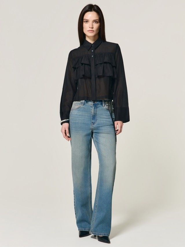 Блузка женская C LBL 3522, р.170-84-90, black - 3