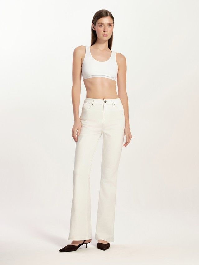 Брюки джинсовые женские CE CON-803, р.170-102, off white - 1