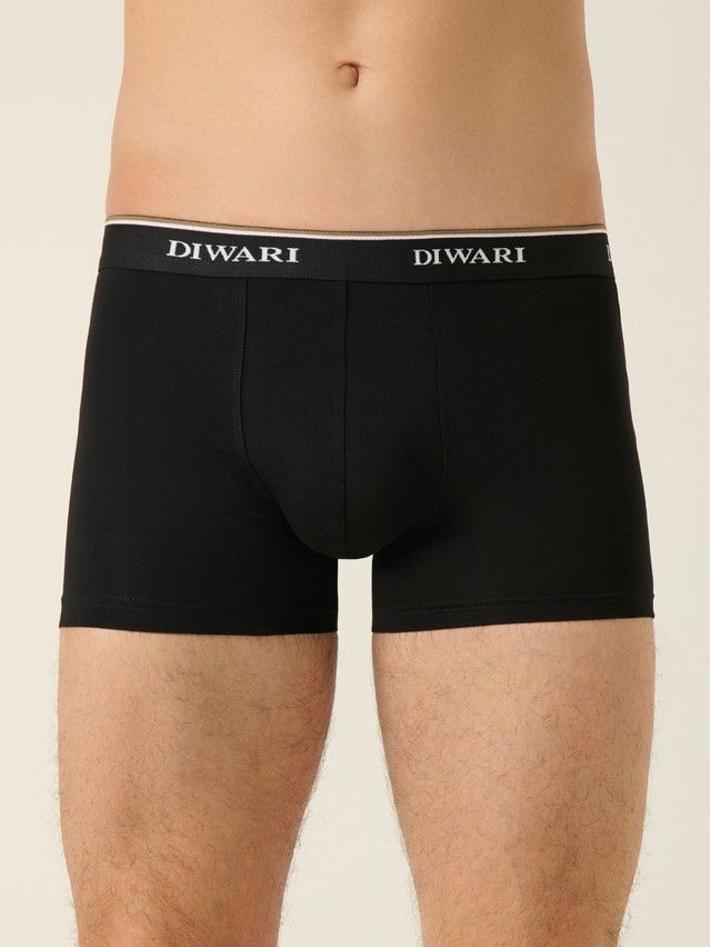Трусы мужские DW PREMIUM MSH 1568 (бандероль),р.78,82, black-black strip - 1