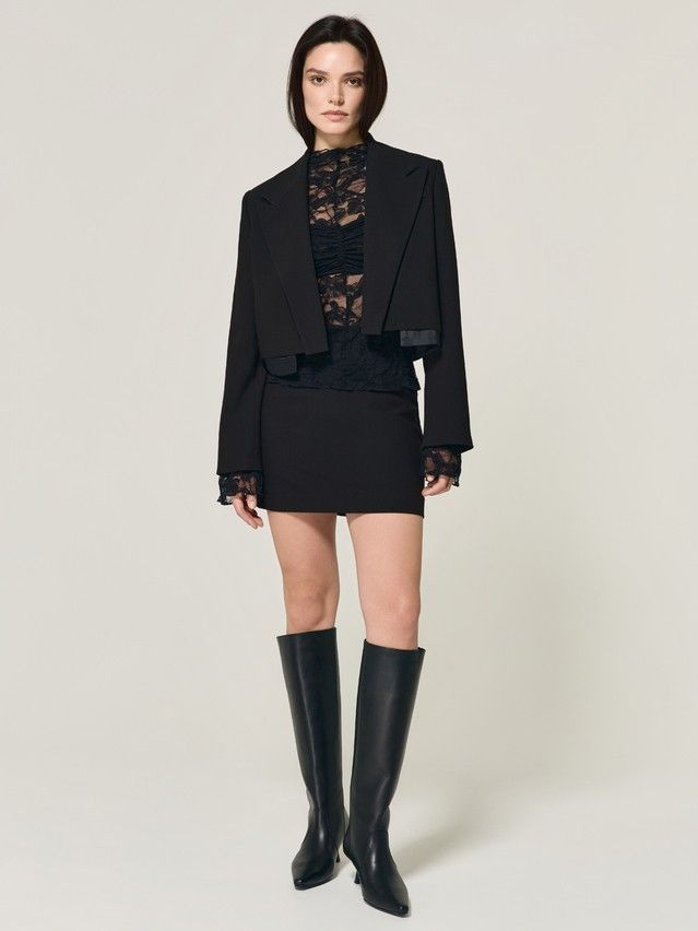 Жакет женский C LJ 3391, р.170-84-90, black - 3