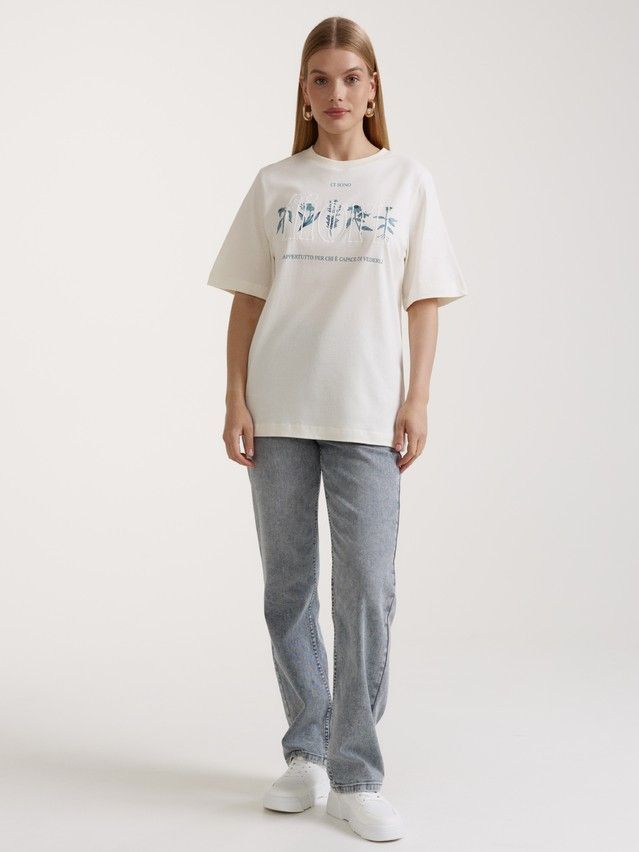 Джемпер женский CE LD 3036, р.170-92, milk-fiori - 1