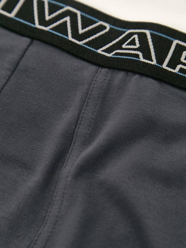 Трусы мужские DW PREMIUM MSH 3600 (бандероль),р.78,82, graphite-black/blue - 3