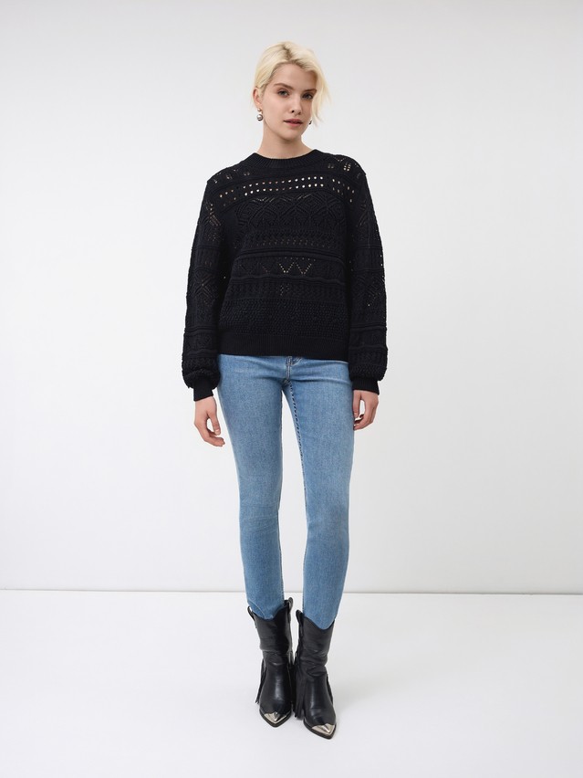 Джемпер женский CE LDK24111 24С-111СП, р.170-84, black - 1