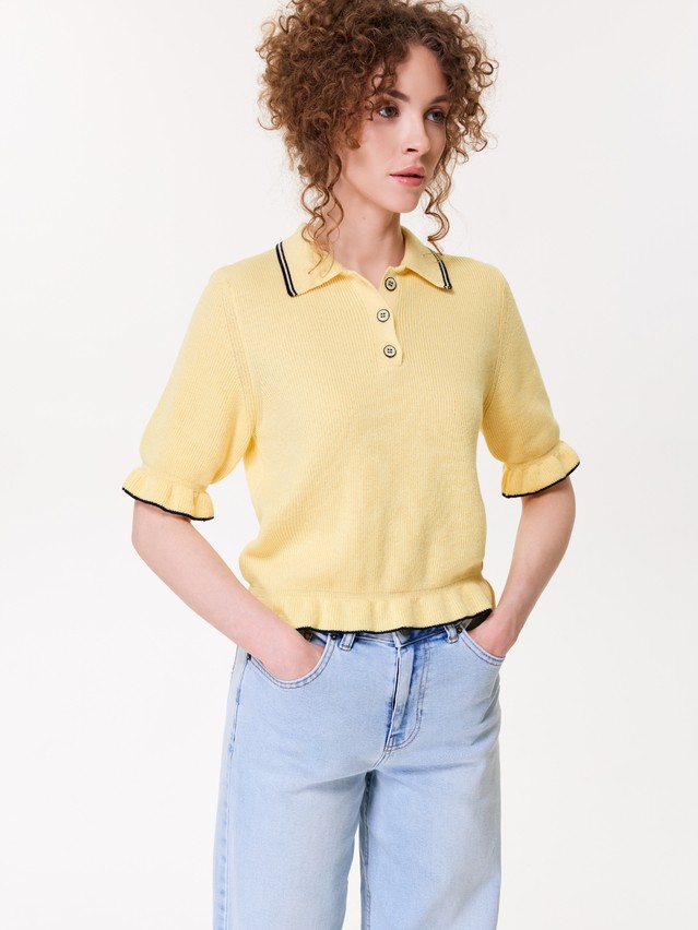 Джемпер жен. C LDK2635 26С-35СП, р.170-84, желтый - 3