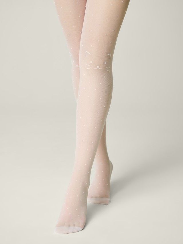 Колготки детские полиамидные CE KATIE, р.116-122, bianco - 2