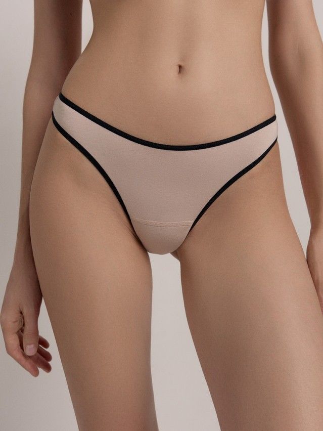 Трусы женские CE FLEXIBLE LBR 2555, р.90, light almond-black - 1